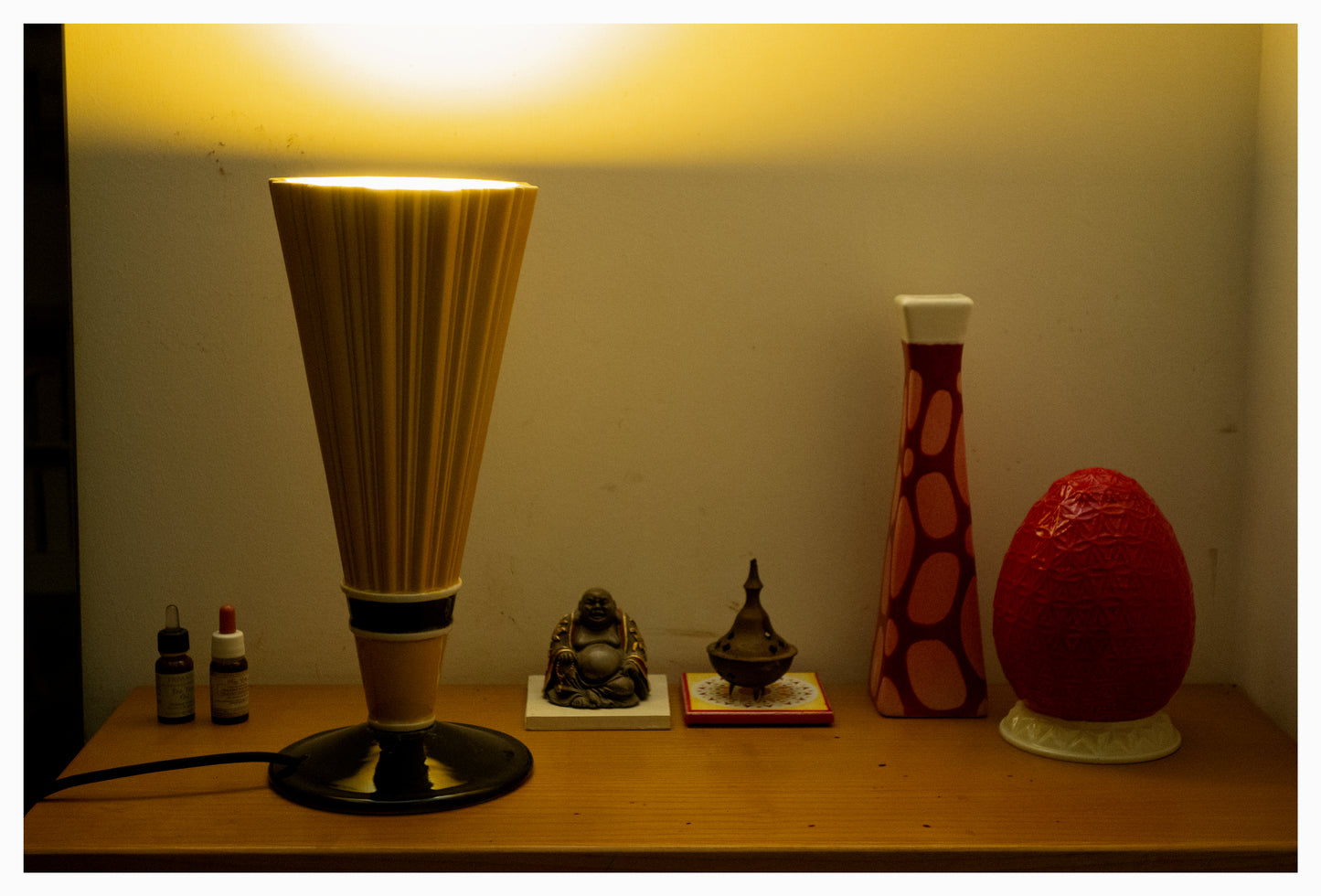 Lamp, Sunny yellow and black