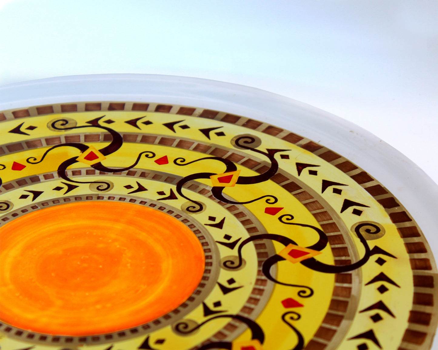 Centerpiece plate "Perseo"