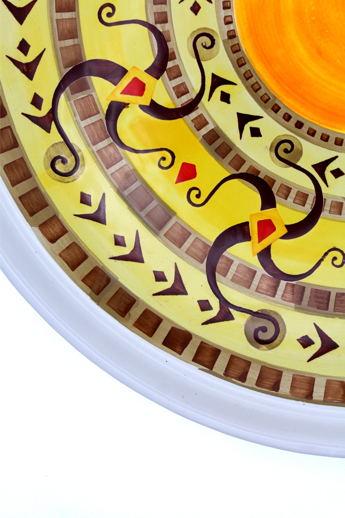 Centerpiece plate "Perseo"