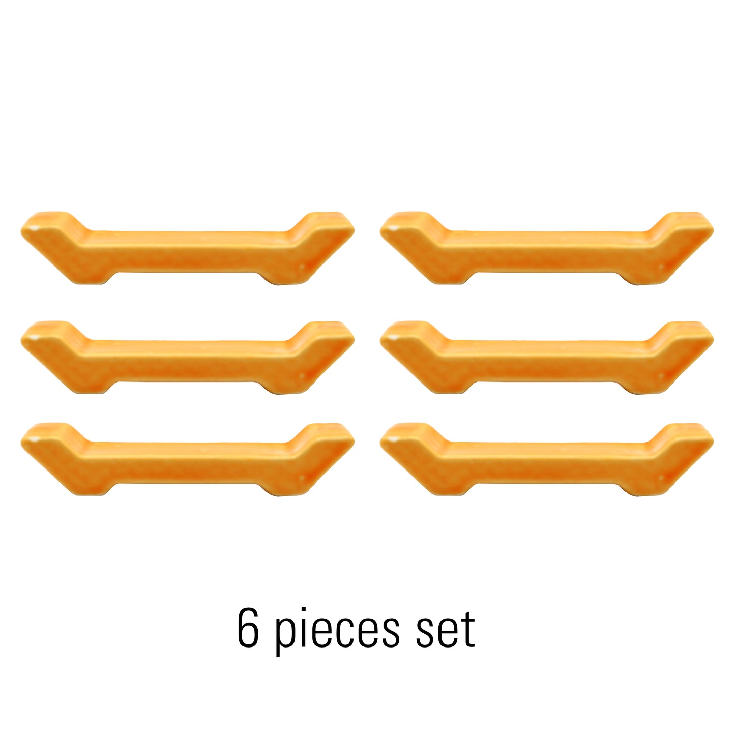 Cutlery Rest, orange, 6 piece set