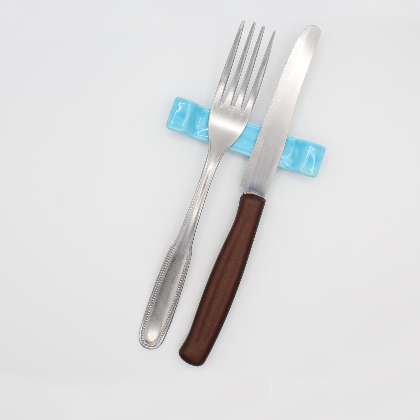 Poggiaposate, azzurro, set 6 pezzi