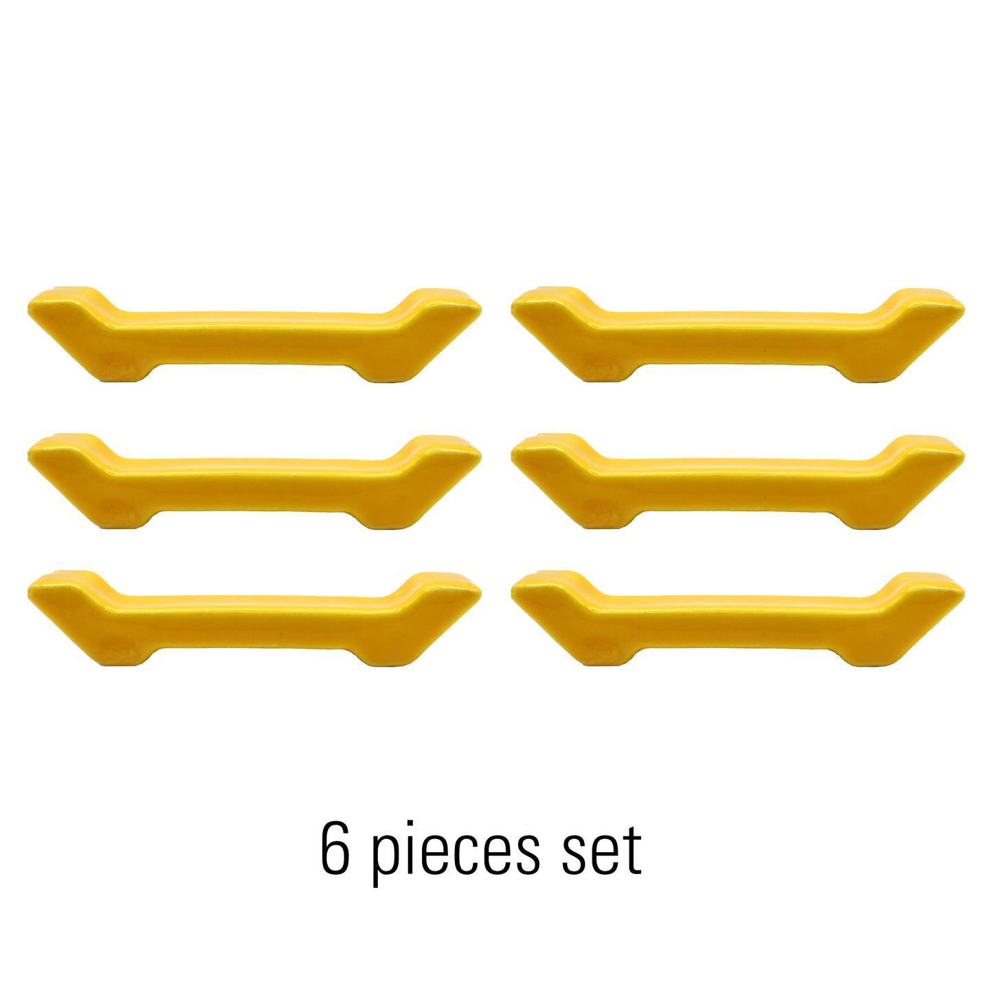 Cutlery Rest, yellow, 6 piece set