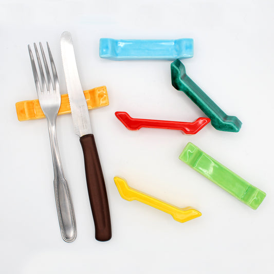 Cutlery Rest, mix of colors, 6 piece set